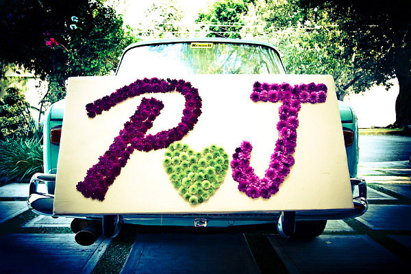 Boda Detalle Automovil Retro 2